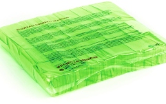 Confeti din hârtie verde TCM FX Slowfall Confetti rectangular 55x18mm, neon-green, uv active, 1kg