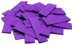 Confeti din hârtie, violet TCM FX Slowfall Confetti rectangular 55x18mm, purple, 1kg