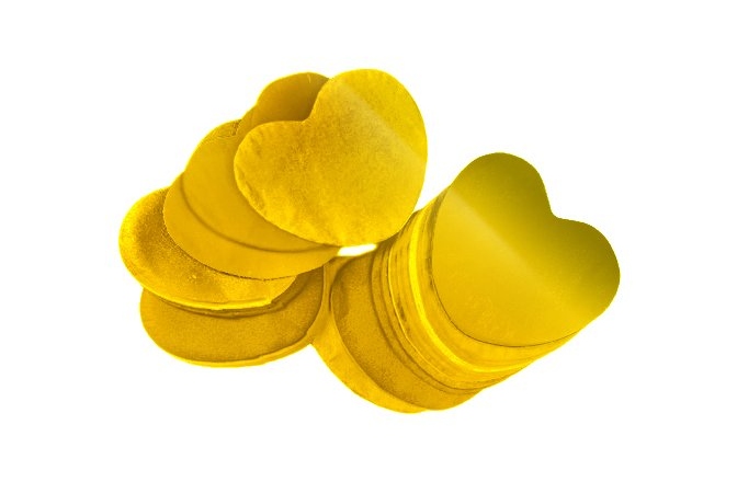Confetti TCM FX Metallic Confetti Hearts 55x55mm, silver, 1kg