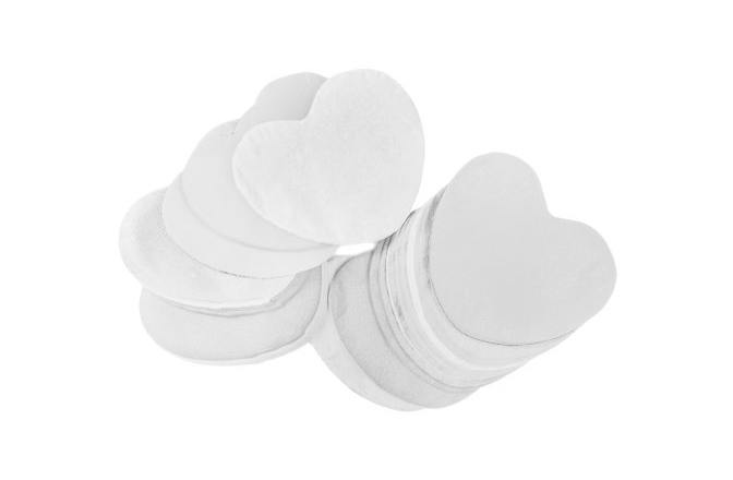 Confetti TCM FX Slowfall Confetti Hearts 55x55mm, white, 1kg