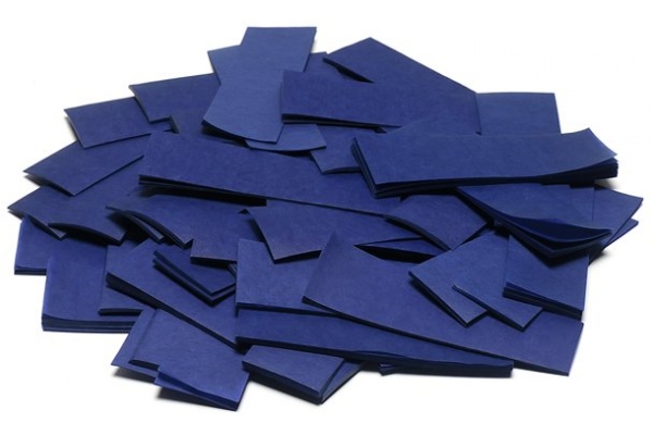 Slowfall Confetti rectangular 55x18mm, dark blue, 1kg