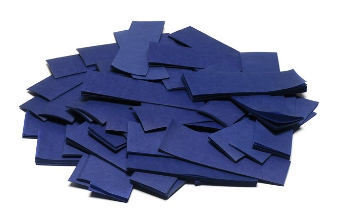 Confetti TCM FX Slowfall Confetti rectangular 55x18mm, dark blue, 1kg
