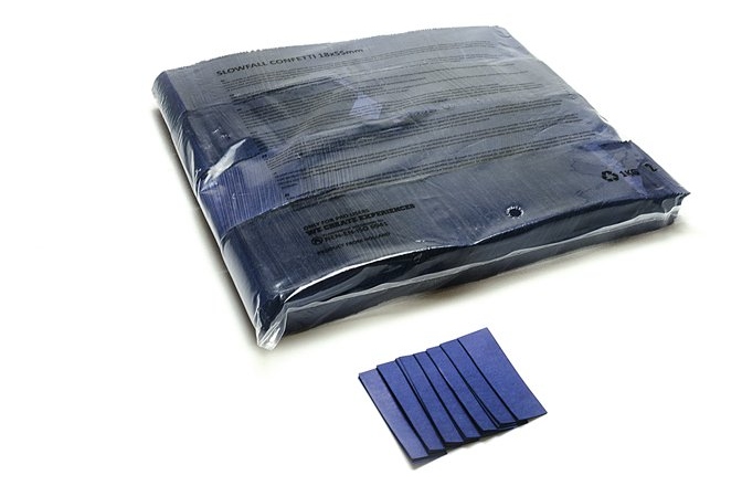 Confetti TCM FX Slowfall Confetti rectangular 55x18mm, dark blue, 1kg
