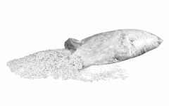  No brand Confetti, UV-active white, 7mm 10kg