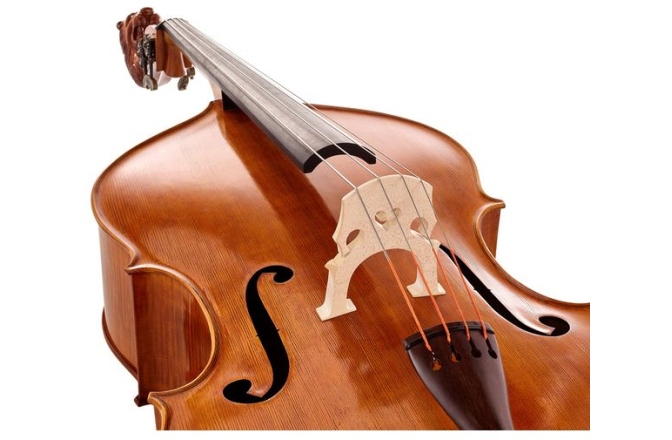 Contrabas cu 4 corzi Lutier Ioan Bucur Model Rogeri Cap de Leu 4 Corzi