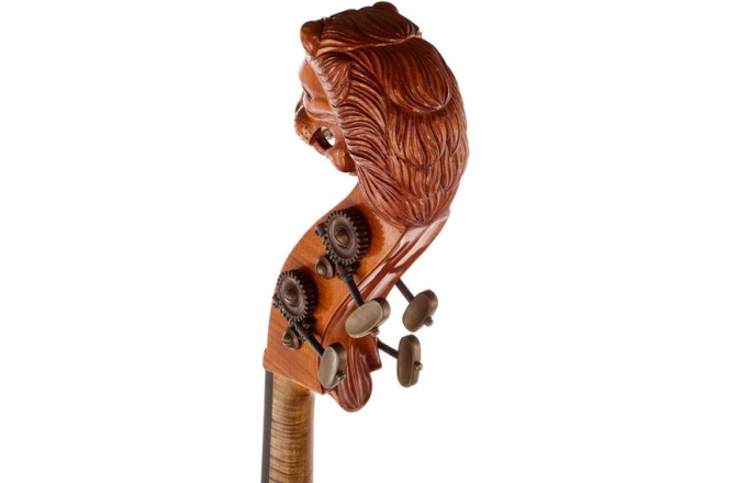 Contrabas cu 4 corzi Lutier Ioan Bucur Model Rogeri Cap de Leu 4 Corzi