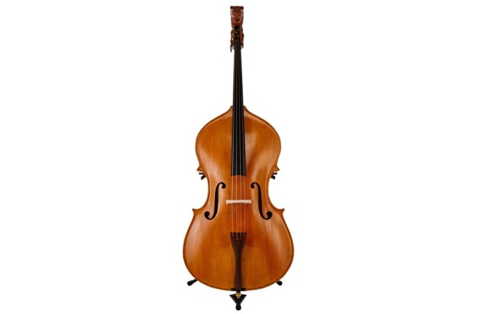 Contrabas cu 4 corzi Lutier Ioan Bucur Model Rogeri Cap de Leu 4 Corzi