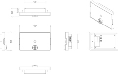 Controler de perete zonal Optimal Audio ZONE PAD 1