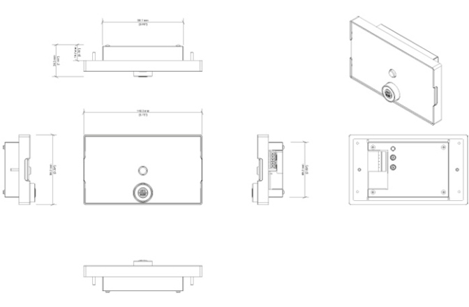 Controler de perete zonal Optimal Audio ZONE PAD 1