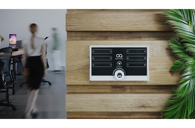 Controler de perete zonal Optimal Audio ZONE PAD 4