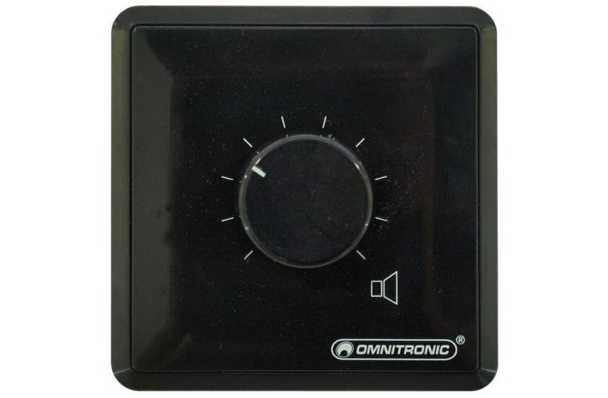 Controler de volum Omnitronic PA Volume Controller 5 W stereo bk