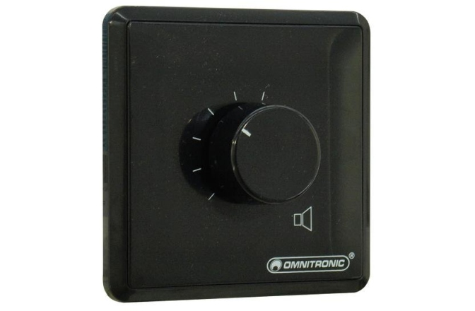 Controler de volum Omnitronic PA Volume Controller 5 W stereo bk