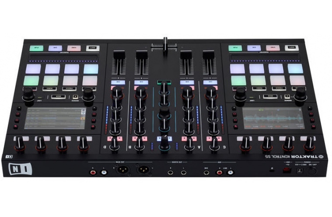 Controller DJ all-in-one 4 deck portabil Native Instruments Traktor Kontrol S5