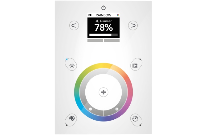 Controler DMX multizonă în perete Cameo CONTROL PAD - Stick Edition white