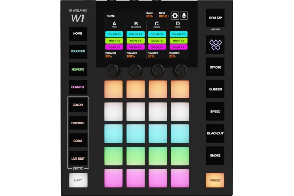 W1 Mk2 DMX Controller W1 Mk2 DMX Controller