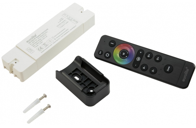 Controler LED fără fir Eurolite LED Strip RGB/CW/WW Zone RF Controller