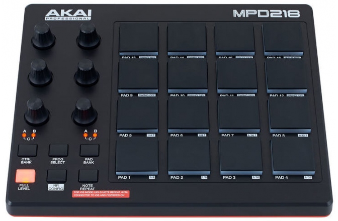 Controler MIDI Akai MPD 218