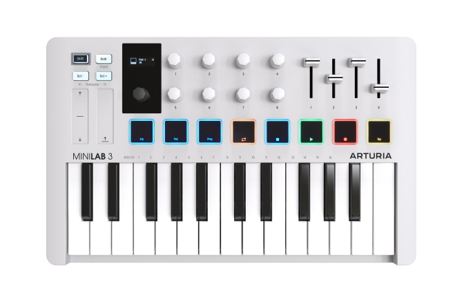 Controler MIDI Arturia MiniLab 3 White