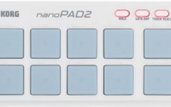 Controler MIDI compact Korg nanoPAD 2 White