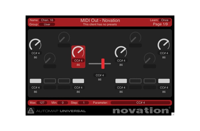 Controler MIDI Novation Nocturn