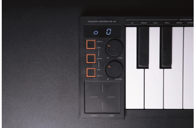 Controler MIDI pliabil Carry-On Midi Folding Controller 49 Key