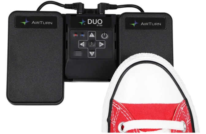 Controller de paginare Bluetooth  Airturn Duo 500 Bluetooth Pedal