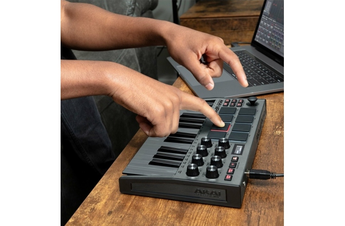 Controller MIDI Akai MPK Mini Mk3 Grey