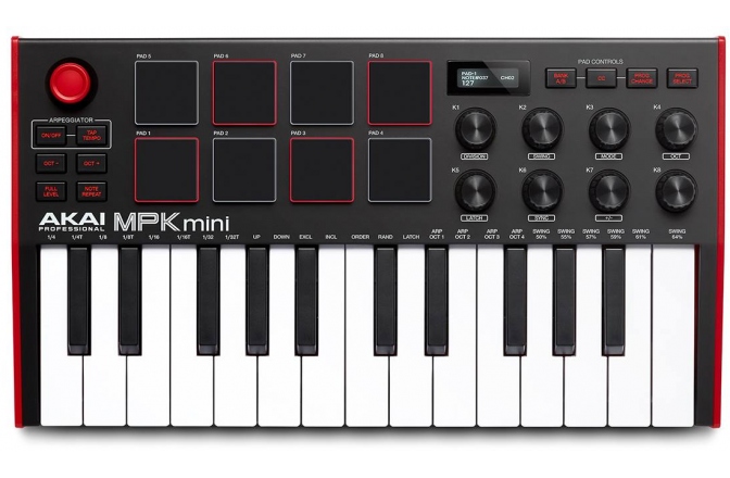 Controller MIDI Akai MPK Mini Mk3