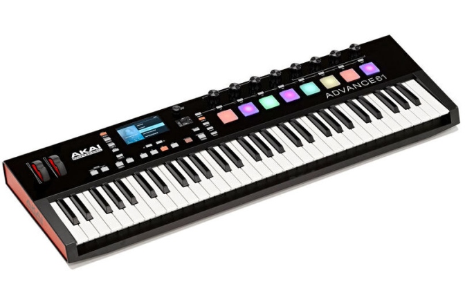 Controller MIDI cu 61 de clape Akai Advance 61