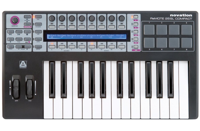 Controller MIDI Novation ReMote 25 SL Compact