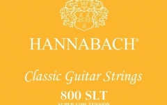 Cori chitară clasică Hannabach Corzi chitara clasica Serie 800 Super low tension Argintat A5w