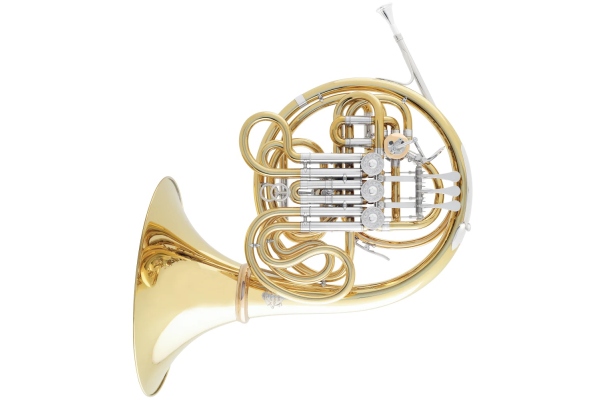 F/Bb Double Horn Model 103 gold brass lacquering F/Bb Double Horn Model 103 gold brass lacquering
