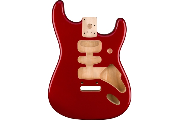 Deluxe Series Stratocaster HSH Alder Body 2 Point Bridge Mount Candy Apple Red