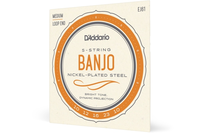 Corzi Banjo Daddario EJ61 5-String Medium 10-23