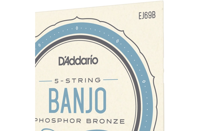 Corzi Banjo Daddario EJ69 5-String PB Light 9-20