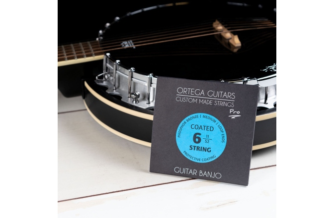 Corzi Banjo Ortega CMS Pro for Banjo 6 String - Medium / Phosphor Bronze .011/.52