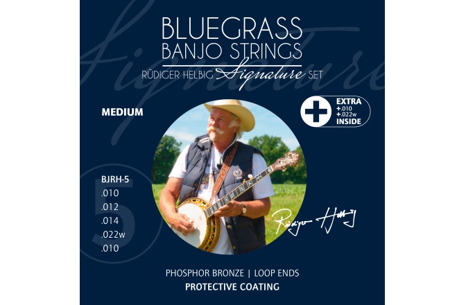 Corzi Banjo Ortega Rüdiger H Sig. Bluegrass Banjo Strings - Medium
