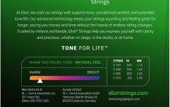 Electric Bass Strings Elixir Nanoweb Electric Bass Nickel Plated Steel 45-100 Medium