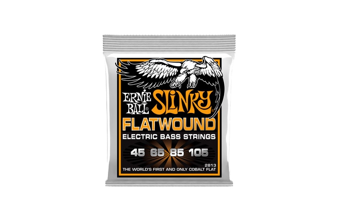 Corzi bas electric Ernie Ball Flatwound Hybrid Slinky Bass 45-105 2813