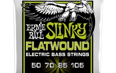 Corzi bas electric Ernie Ball Flatwound Regular Slinky Bass 50-105