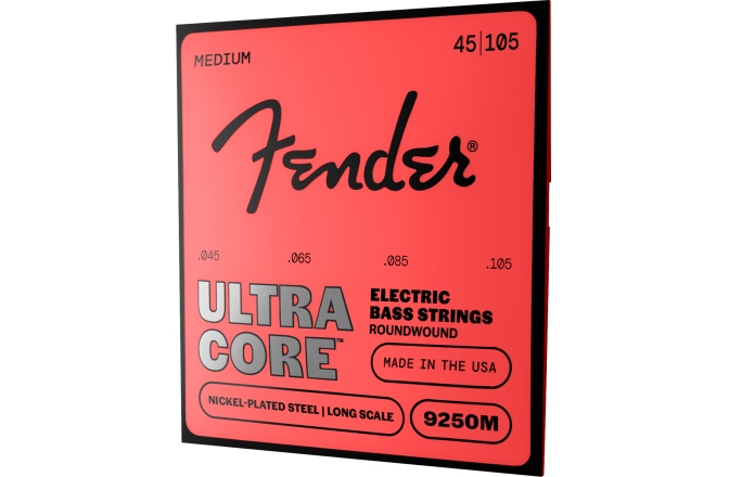 Corzi bas electric Fender 9250 Ultracore™ Bass Strings Nickel Plated Steel Ball End 9250M Gauges .045-.105 (4)