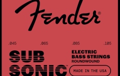 Corzi bas electric Fender Stainless 7350's Bass Strings Stainless Steel Roundwound Long Scale 7350M .045-.105 Gauges (4)