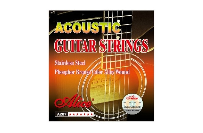 Corzi chitara acustica Alice A207 Acoustic Set Light 012-053