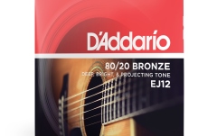 Corzi chitară acustică Daddario EJ12 80/20 Bronze 13-56