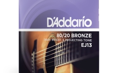 Corzi chitară acustică Daddario EJ13 80/20 Bronze Custom Light 11-52