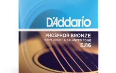 Corzi chitară acustică Daddario EJ16 Ph. Bronze Light 12-53