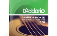 Corzi chitară acustică Daddario EJ18 Phosphor Bronze  Heavy 14-59