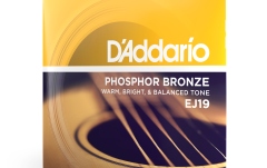 Corzi chitară acustică Daddario EJ19 Phosphor Bronze Bluegrass 12-56