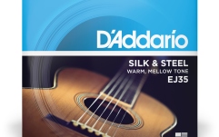 Corzi chitară acustică Daddario EJ35 Silk & Steel 12-String Folk 11-47