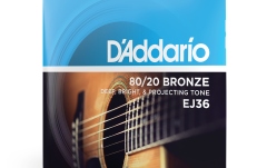 Corzi chitară acustică Daddario EJ36 12-String Bronze Light 10-47